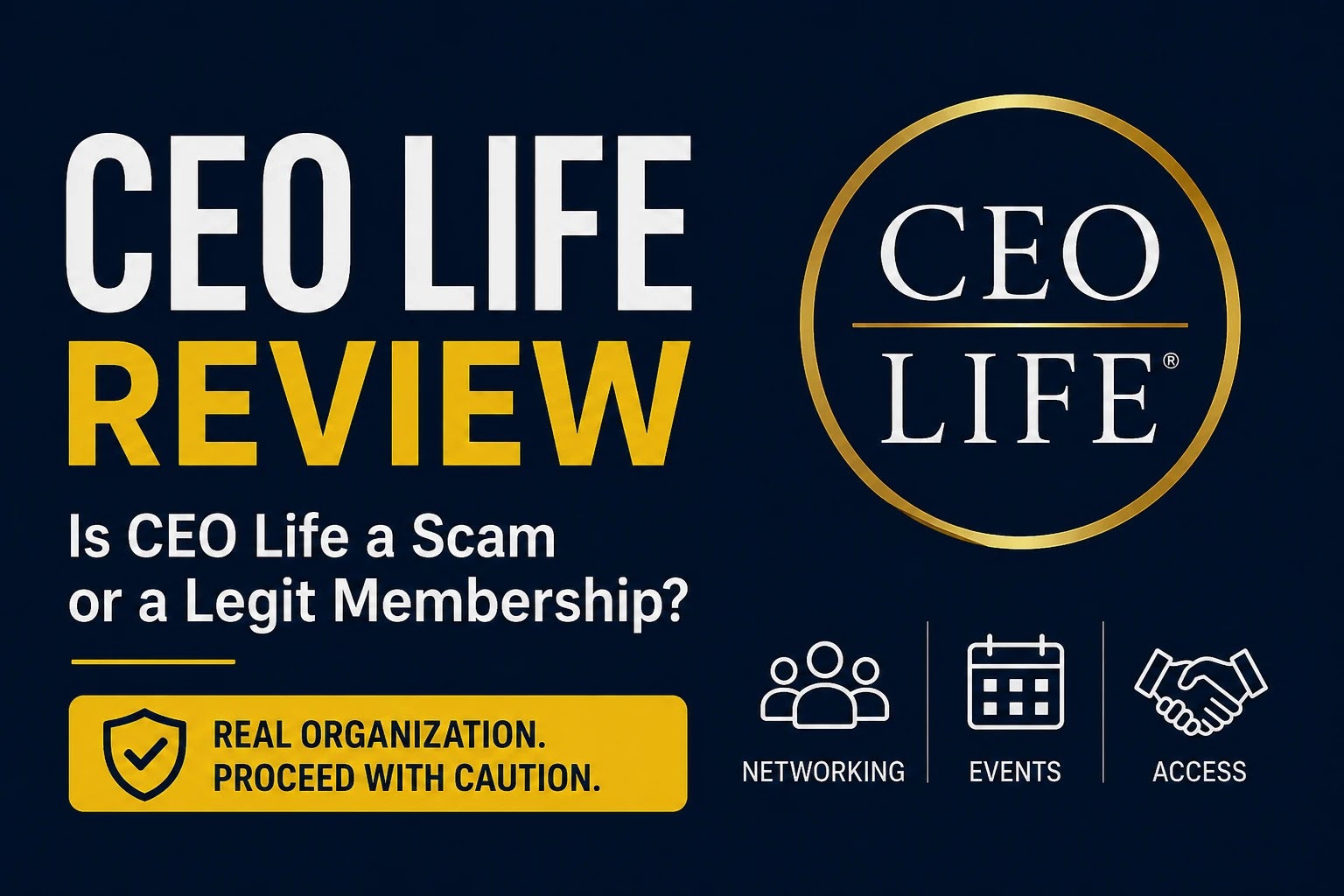 CEO Life Scam or Legit? Membership Review CEO Life scam or legit membership review